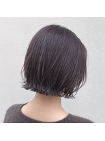 アンリエラ(Unliera) 切りっぱなしボブ/ほんのりレイヤー/ラベンダーブラウン