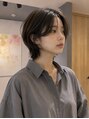 ノラギンザユー(NORA GINZA/U) 中性ショート、ショートウルフ、女性らしさを残したショートです