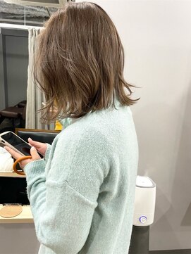 アトレ 梅田店(attrait) 透明感のあるベージュロング×3点セット仕上がり