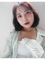 キングスベリー(Hair Relaxation King's Berry) 重軽MIXレイヤーボブ2.28ミディアムレイヤーカット