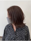 『白髪ぼかし』透明感のモーヴブラウンカラー