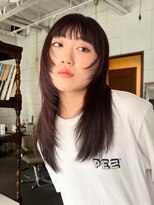 アオイロ(AOIRO)&nbsp;【顔周りにアクセントを☆ハッシュカット】レイヤーカット