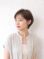 レセ 南柏店(Laissez)&nbsp;ひし形ショート/小顔似合わせカット/マロンブラウン/透明感