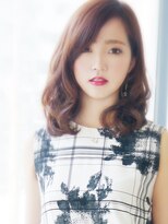 ヘア ジュレ ドゥ(hair jurer deux)&nbsp;【ヘアジュレドゥ 松田】 可愛い無造作☆耳かけ鎖骨ミディ