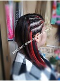 【￥450~】コーンロウ 仙台エクステ 編み込み ダンス ヘアセット