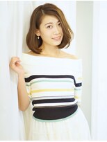 ソーホー ニューヨーク シズオカ(SOHO newyork SHIZUOKA) 大人かわいい小顔ワンカールミディボブ