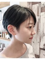 リッカ ヘアーガーデン(Lycka hair garden) 黒髪ハンサムショート