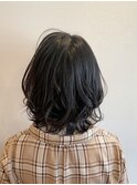 noie杉山舞☆伸ばしかけ黒髪くびれボブ