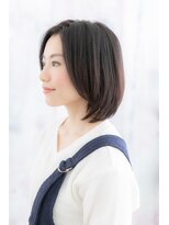 ミック ヘアアンドビューティー 大山店(miq  Hair&Beauty) 清潔感と好感度◎大人かわいい黒髪ツヤ感ボブディ