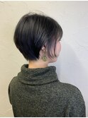 ショートボブ&グレージュ