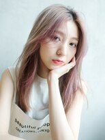 アイティー バイ アルバム 浦和店(IT by ALBUM) ストレートロング_オリーブカラーハイライトカラー_27658