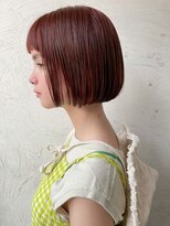 ロイジー(roijir)&nbsp;表参道 roijir ミニボブ×秋髪カラー
