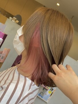 マイン(MINe) ピンクイヤリングカラー