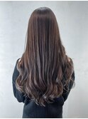 アッシュベージュ_アースカラーくびれヘアツートン_ba368001
