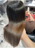 酸性ストレート　縮毛矯正　髪質改善