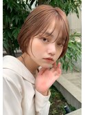 オルチャン/韓国ボブ/シースルーバング/10代20代30代