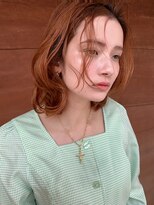 サン 白金台(SUN)&nbsp;【アンニュイなオレンジカラー×ボブヘア】