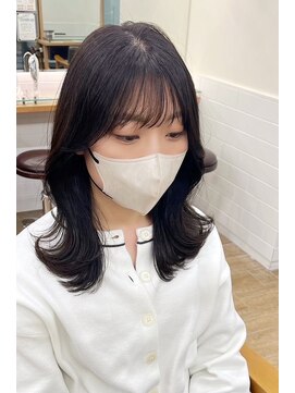 ネオリーブ クーロ(Neolive curro) 韓国前髪顔周り×美髪レイヤー[横浜/縮毛矯正/前髪縮毛矯正]