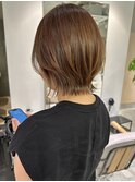 ショートボブ レイヤーボブ レイヤーカット 外ハネボブ