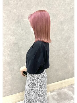 ジェミニ(gemini) クリアピンクボブ