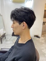 ソイクフ(SOY KUFU)&nbsp;MEN’S HAIR マッシュパーマアッシュブラックカルマパーマ