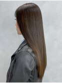 カーキベージュレイヤーロング美髪エモージュ_ba491281