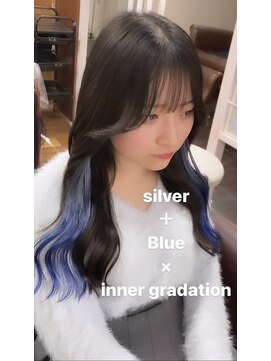 アーチフォーヘア 心斎橋店(a-rch for hair) シルバー×くまレーパーリ