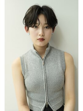 ヴェイン 渋谷(vain) 20代30代グレージュクールショートハンサムショート