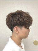 刈り上げツーブロックコリアンマッシュ【 TELA HAIR】 　