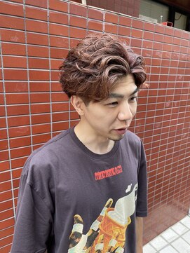 カウチ 板橋本町店(kauti) パーマアップバングスタイル