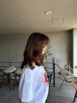 リバレッジ 広尾(Leverage) 大人海外セミロングレイヤー：Maho Toda