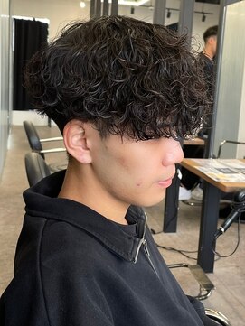 エルマーク 京橋(L-MARK) マッシュスパイラルパーマツイストスパイラル波巻きメンズ