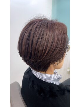メモリーズ 水天宮前店(Memories) 似合わせカット×暖色系白髪ぼかしカラー