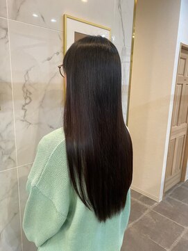 ジーナ 船橋(Zina) 髪質改善＊ロングレイヤーグレーベージュ＊美髪【Zina船橋】