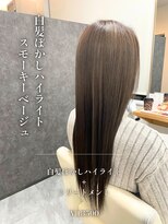 クレア 西尾店(CREA) 白髪ぼかしハイライト×スモーキーベージュ