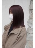 チェリーレッド×ブリーチなしカラー【四日市】
