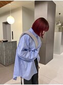 ホワイトグレージュ/デジタルパーマ/フェザーパーマ/矢場町