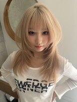 モニカ(MONIQA) ミルクティー×レイヤーカット