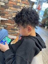 キッズ/ニュアンスパーマ/フェード/スキンフェード/マッシュ/メンズ/メンズパーマ/ツイストスパイラル