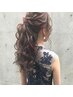 電話予約不可【結婚式、ハーフアップ】パーティーハーフヘアセット¥2000
