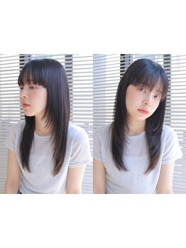 【淀屋橋】少しマンネリ気味なあなたにも。長さを変えず前髪/顔周りのレイヤーカットで最旬トレンドヘアに*