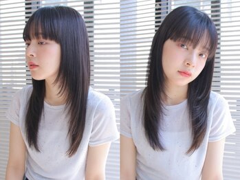 イル 大阪淀屋橋(i'll)の写真/【淀屋橋】少しマンネリ気味なあなたにも。長さを変えず前髪/顔周りのレイヤーカットで最旬トレンドヘアに*