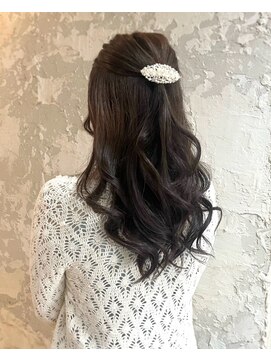 キャンバス(CANVAS) ハーフアップ・エレガントダウンスタイル