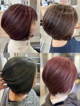 ミンク(Mink)の写真/頭皮に優しいノンジアミンも使用可◎髪のダメージを最小限に抑えながらお洒落を楽しめる♪