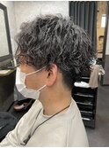 波巻きスパイラル 波巻きパーマ メンズカット 葛西メンズ