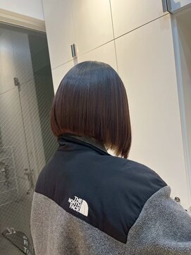 ガリカ 横浜(Gallica) オリーブアッシカラー×ボブ