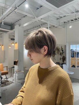 ジュベ 別府店(juve.) 別府ショートボブ顔まわりレイヤーカット髪質改善カラー30代