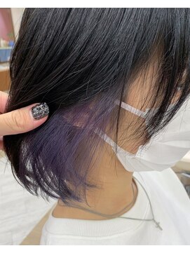 ジル フラン 吉田店(JILL franc) インナーカラーでワンポイント可愛いを