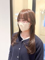 ケリーアン 太田(kelly.un)&nbsp;レイヤー / くびれミディアム / マロンベージュ