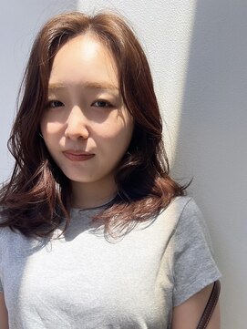 Folklore【フォークロア】翠町支店 《髪質改善サロン》 重たいボブもミルクティベージュで柔らかく